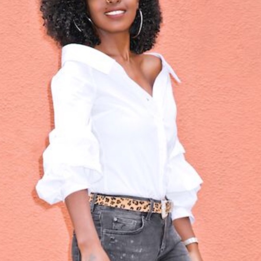 New Zara off shoulder top